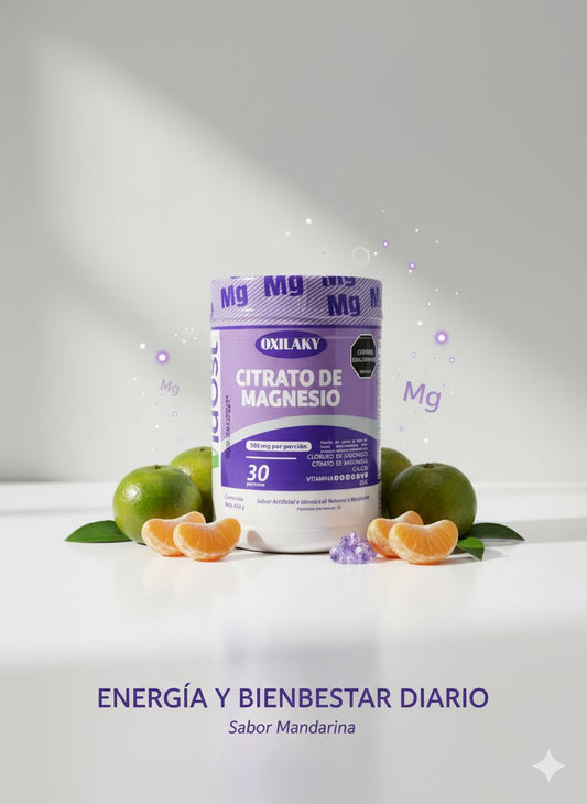 Suplemento Magnesio Vidust - Citrato + Vitaminas 300mg por servicio